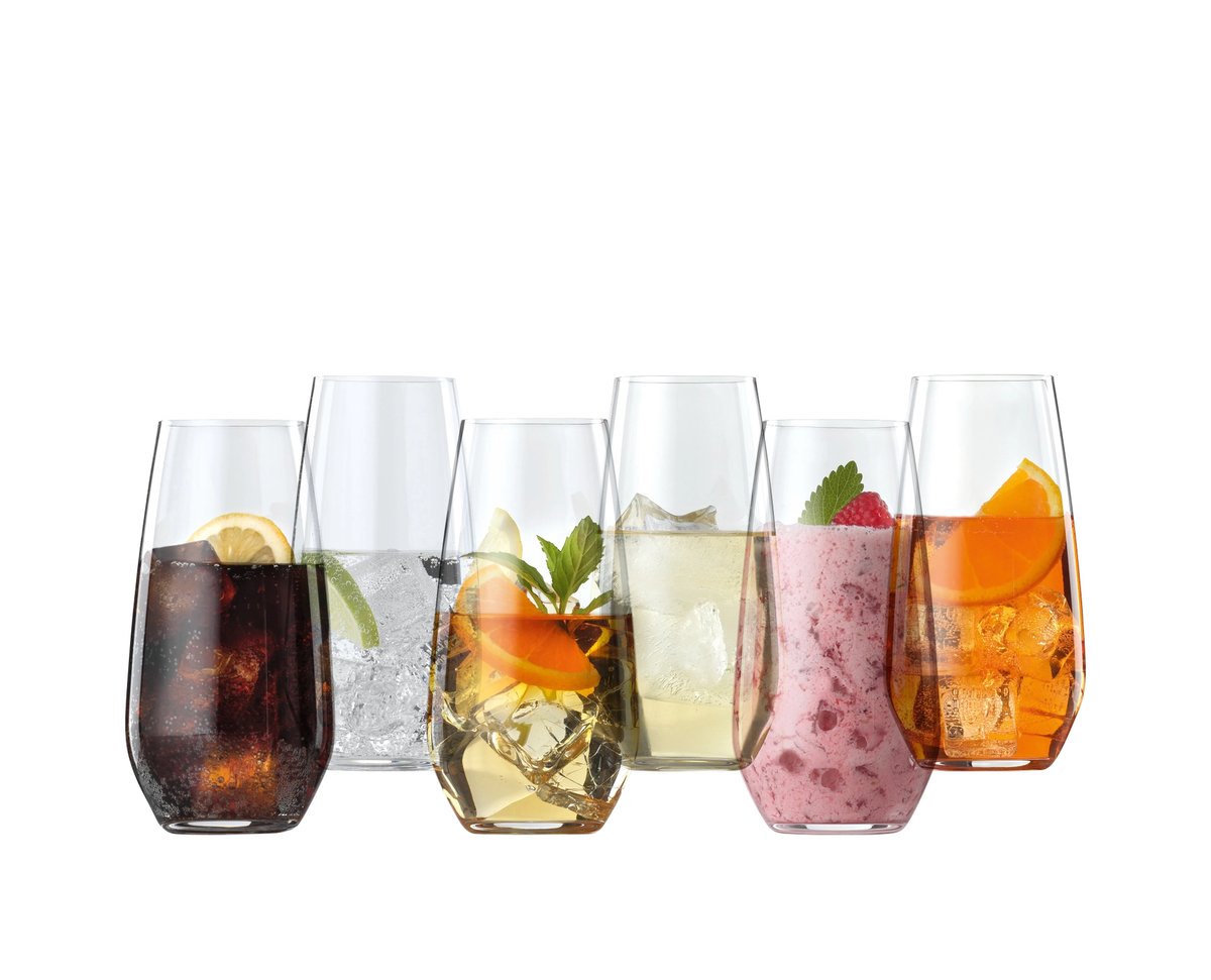 Spiegelau Authentis Casual summerdrinks glasses 6-pack 55 cl Clear