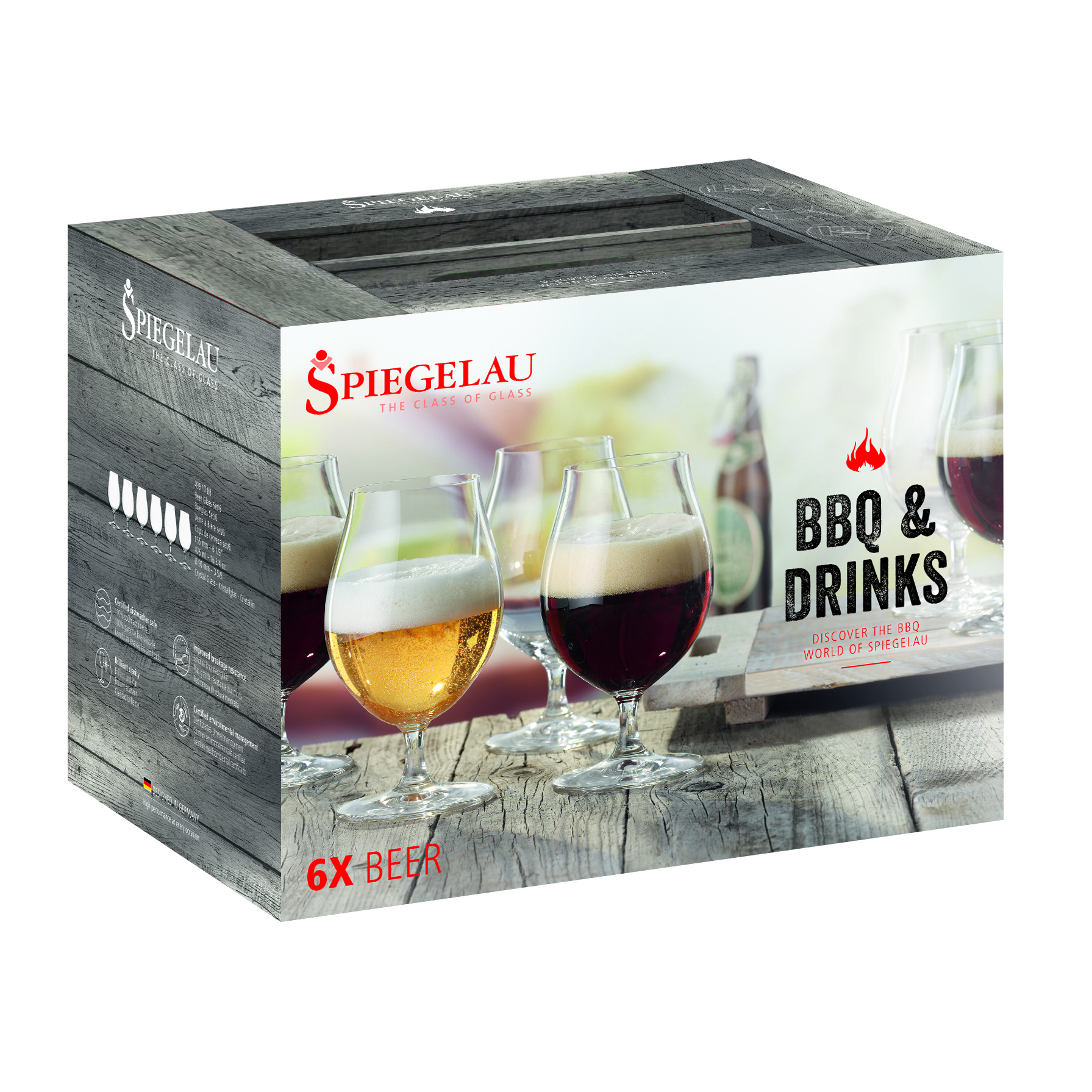 BBQ & Drink Glasses - Set of 6