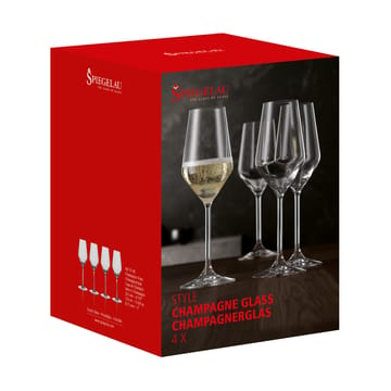 Style champagne glasses 31cl 4-pack - Clear - Spiegelau