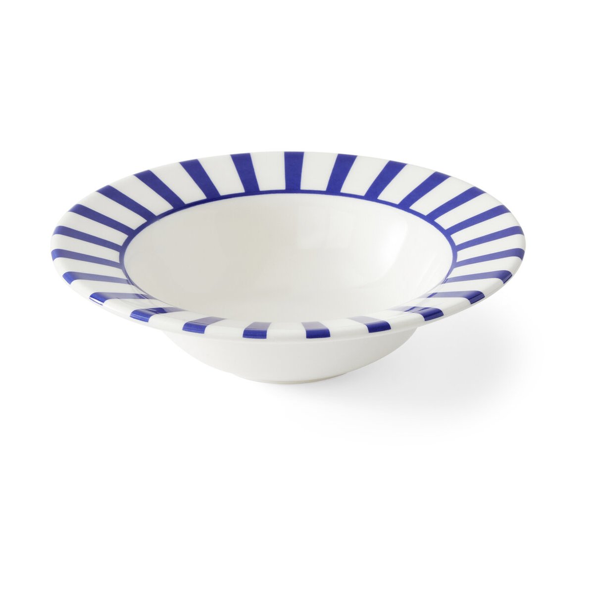 Spode Steccato breakfast bowl Ø19 cm Blue-white | Scandinavian Design | Breakfast bowls | Blue