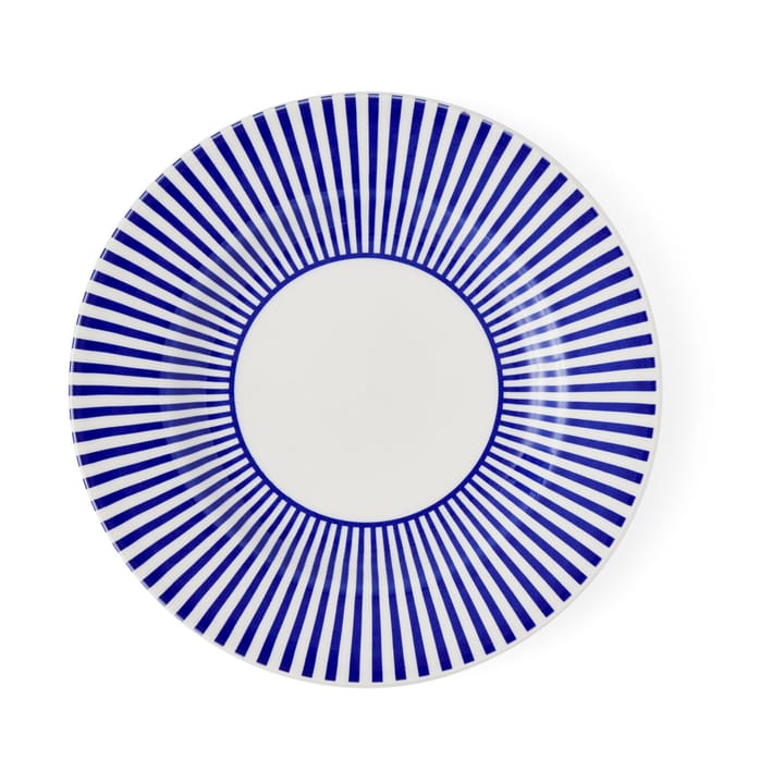 Steccato salad plate Ø22 cm - Blue-white - Spode