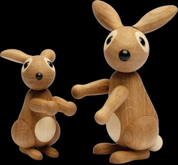 Bonnie rabbit decoration 12.5 cm - Oak - Spring Copenhagen