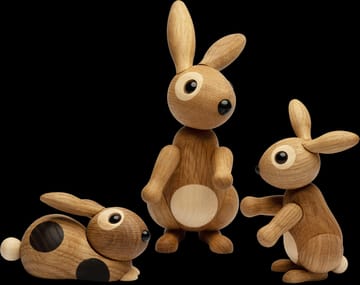 Bonnie rabbit decoration 12.5 cm - Oak - Spring Copenhagen