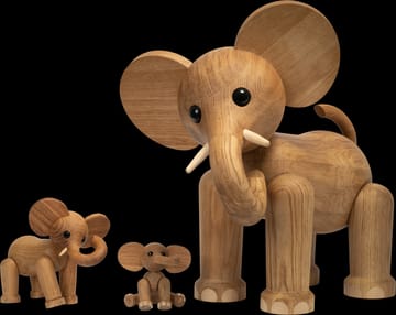 Tembo elephant decoration 41 cm - Oak - Spring Copenhagen