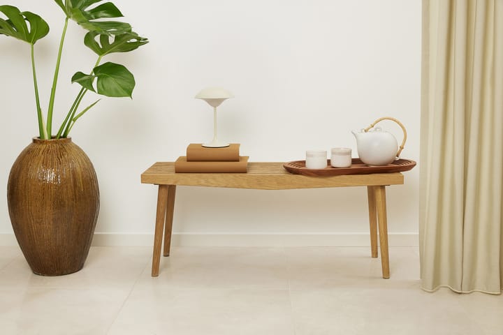 Uno Ora bench 102x42x35 cm, Teak Spring Copenhagen