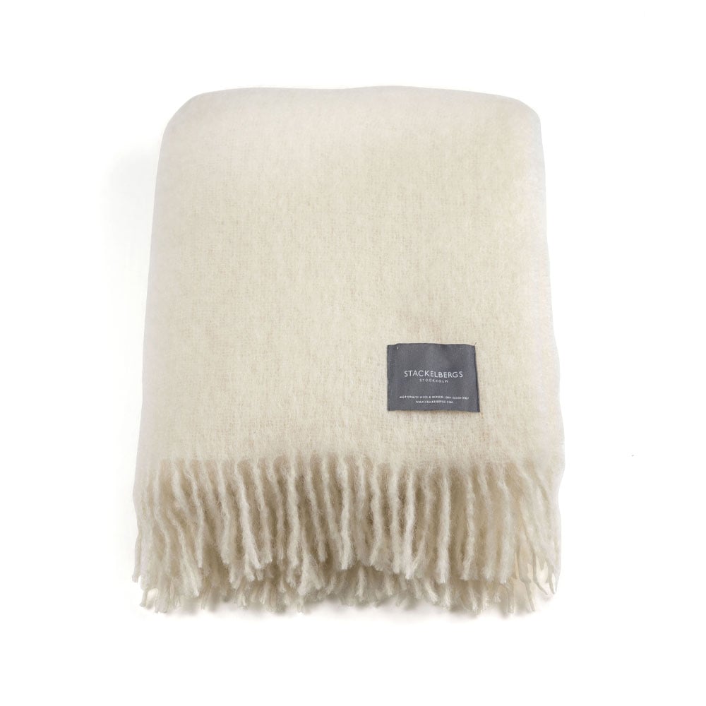 Stackelbergs Mohair blanket Bright white