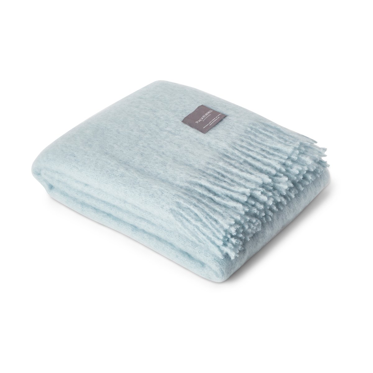 Stackelbergs Mohair blanket Dusky blue