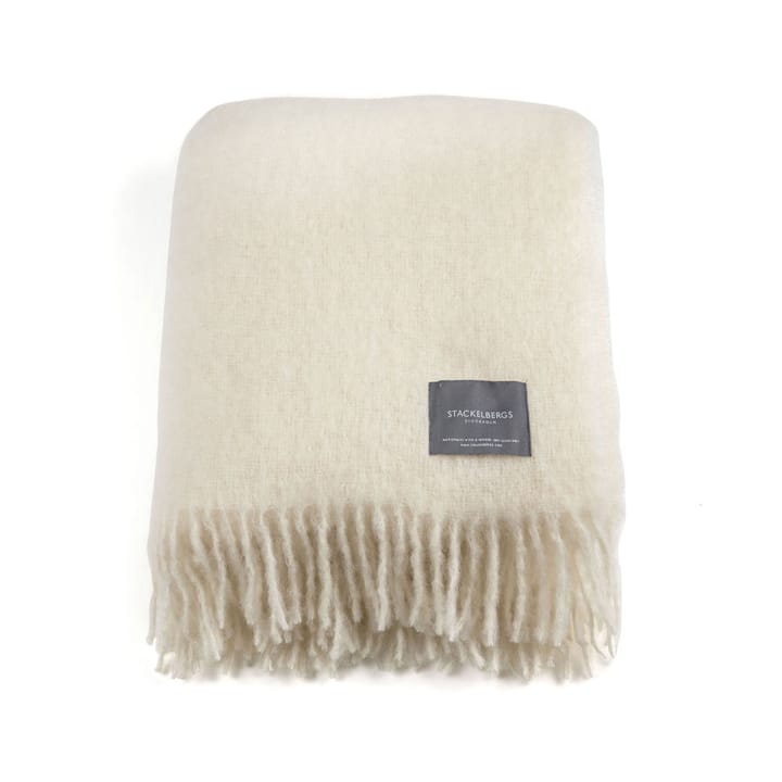 Mohair throw - Bright white - Stackelbergs