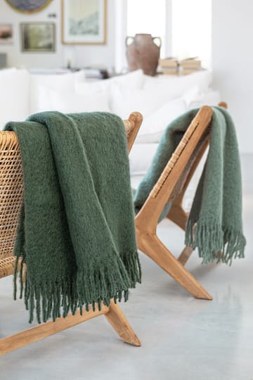 Mohair throw - Olivine - Stackelbergs