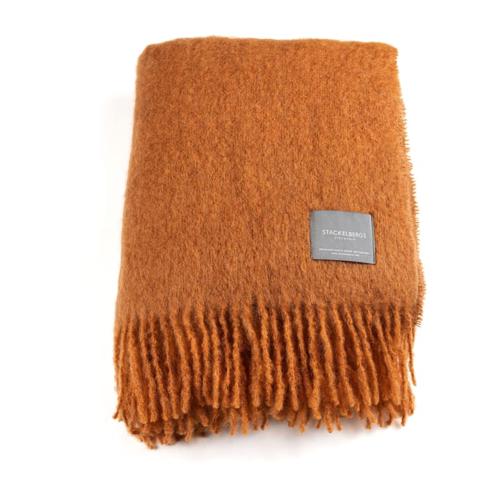 Mohair throw - rusty & terracotta - Stackelbergs