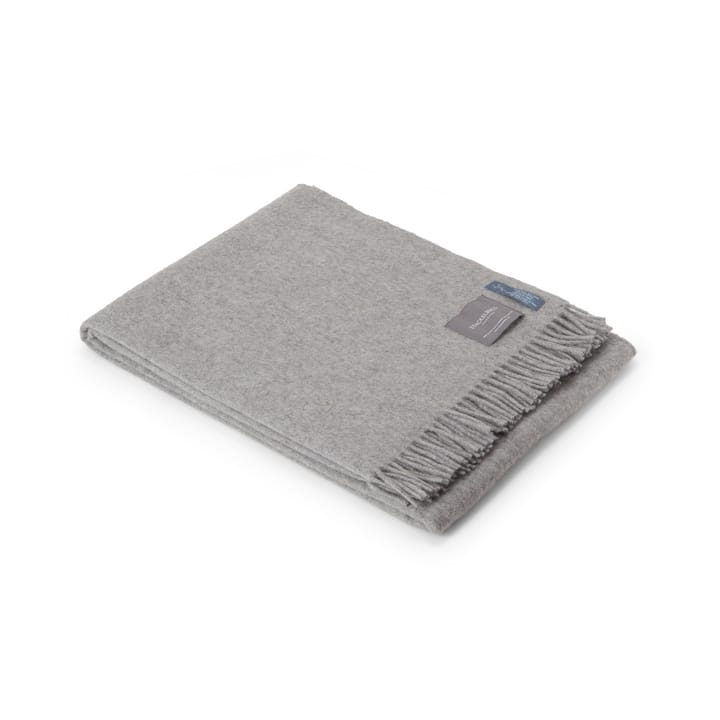 Recycled Alpaca throw 140x180 cm - Light grey - Stackelbergs