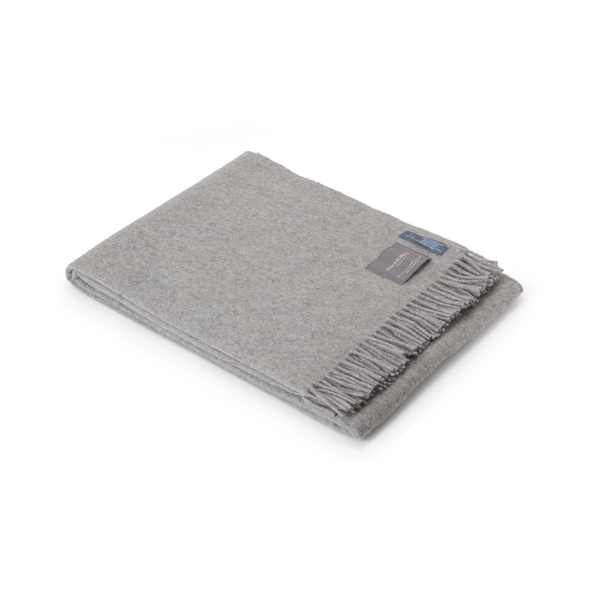 Stackelbergs Recycled Alpaca throw 140x180 cm Light grey