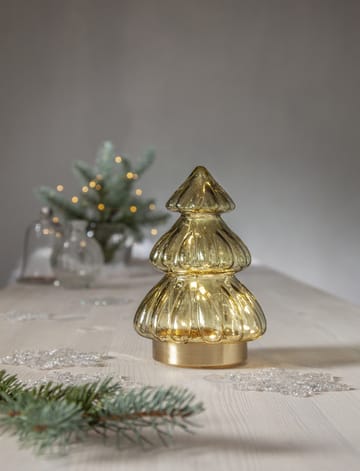 Abete table decoration Christmas lights 18 cm - Green - Star Trading