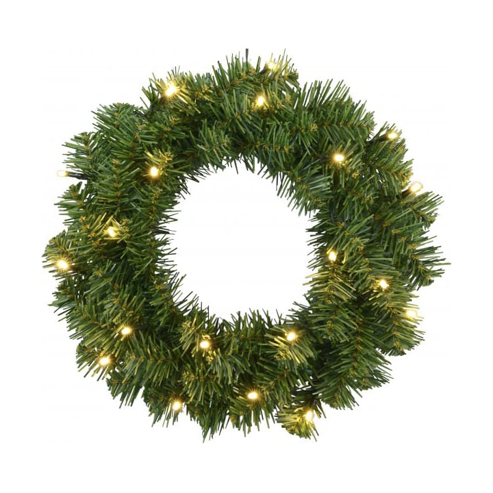 Alaska wreath 38x38 cm - Green - Star Trading