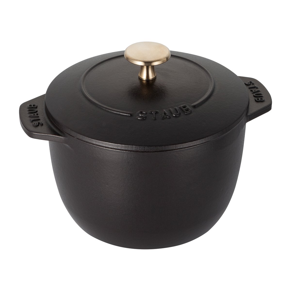 STAUB Rice cocotte cast iron pot 1.6 L Black