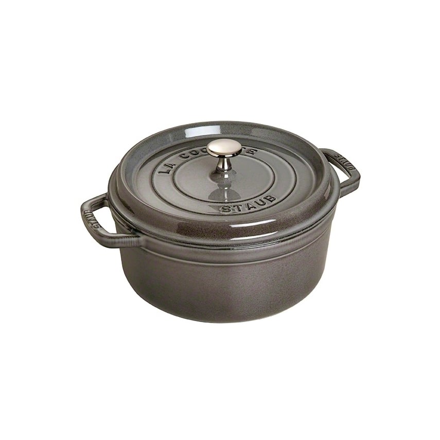 STAUB Staub round casserole dish 3.8 l grey