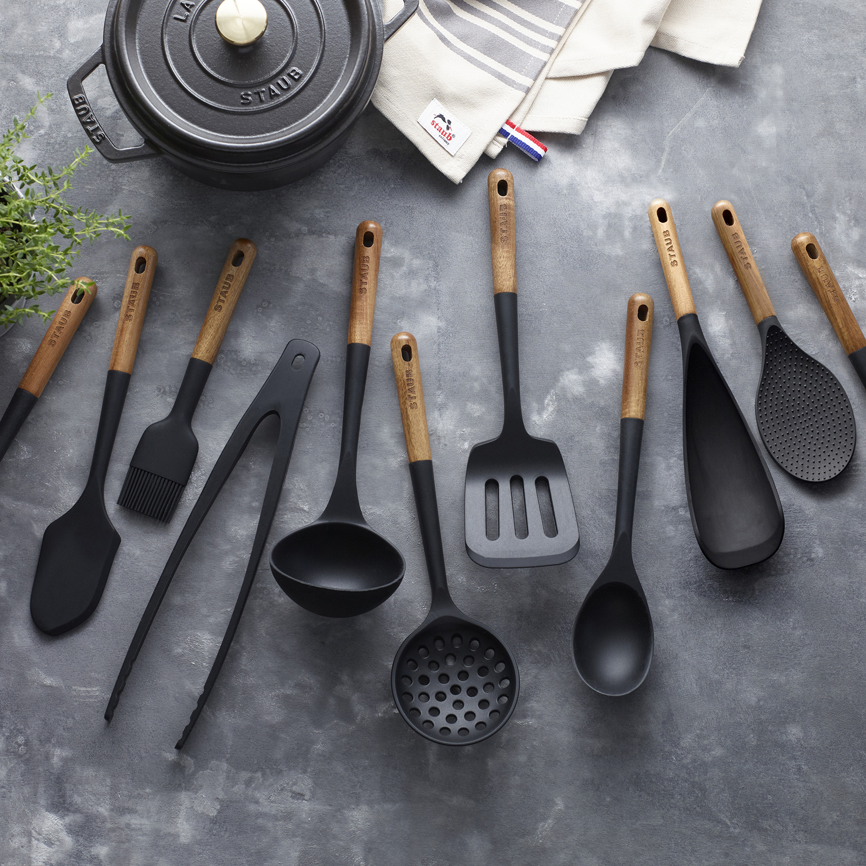 Staub - Wooden and silicone kitchen utensils - accessory