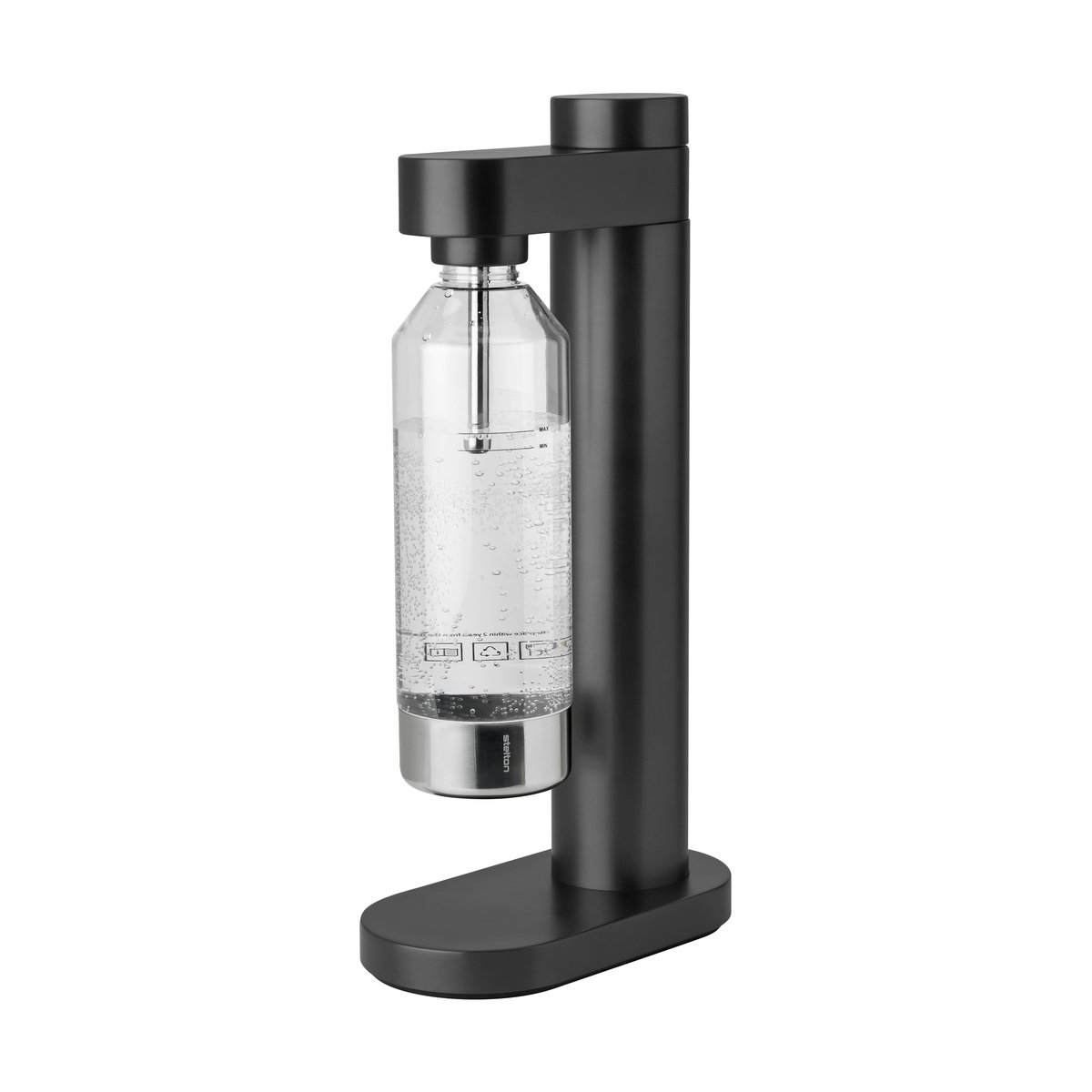 Stelton Brus carbonator Black metallic