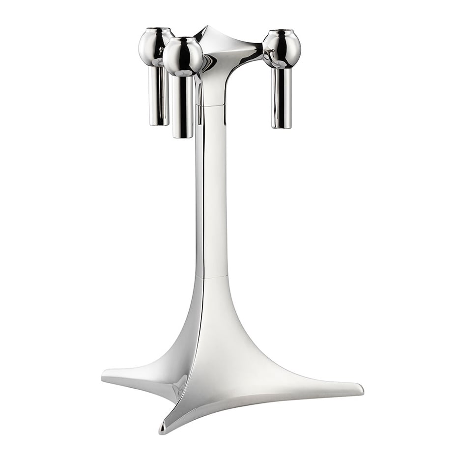 STOFF STOFF Nagel candle stand Chrome