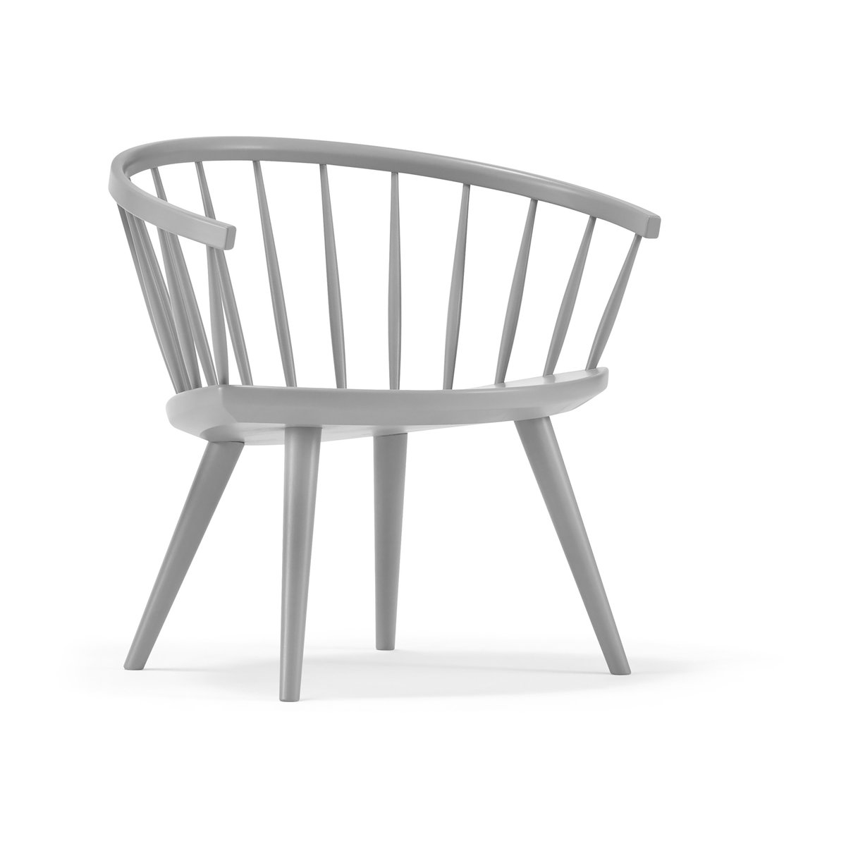 Stolab Arka lounge chair birch Light grey