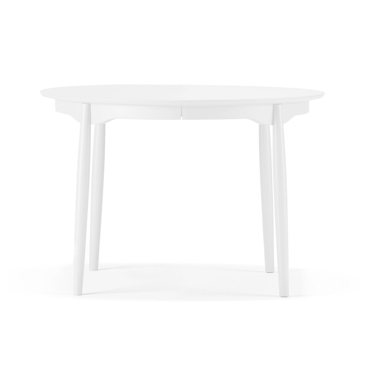 Stolab Carl dining table Ø115. divided Birch white 21