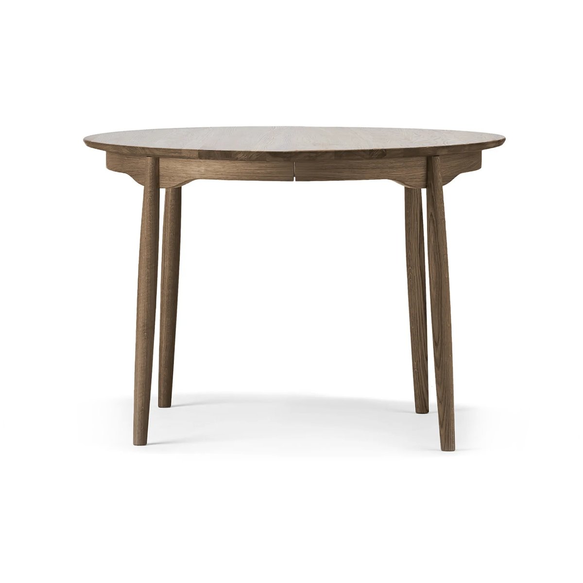 Stolab Carl dining table Ø115. divided Smoked oak