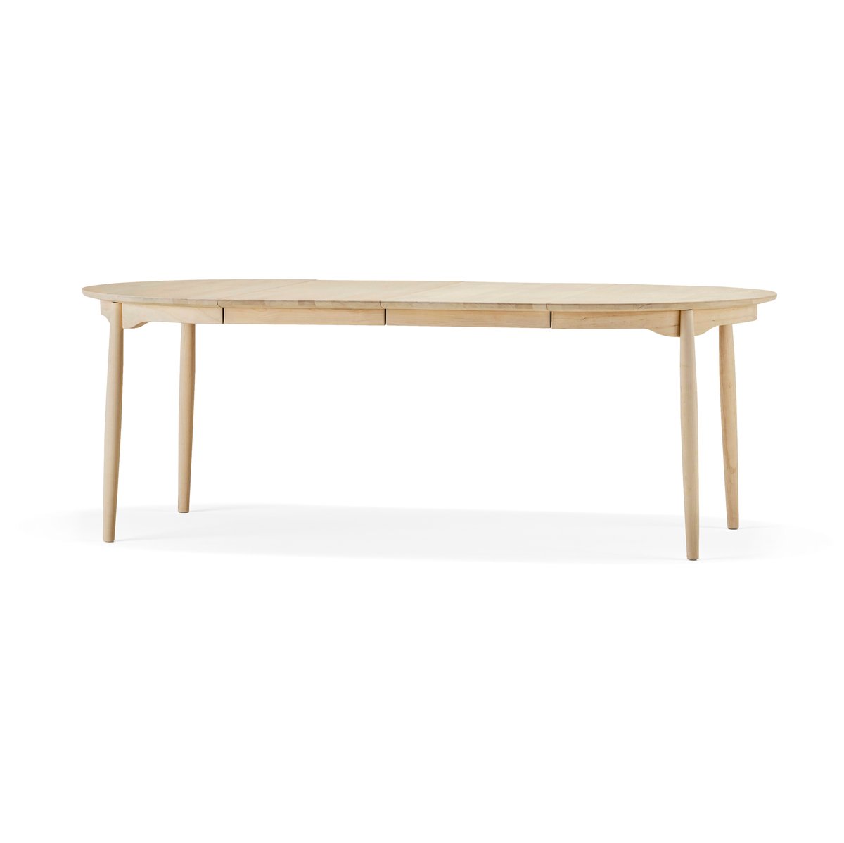 Stolab Carl dining table birch Natural oil. 2 inserts