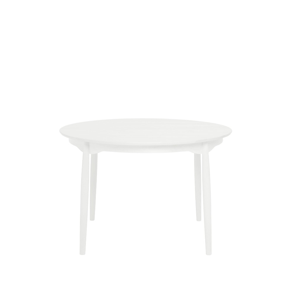 Stolab Carl dining table birch White 21 covers. fixed disc