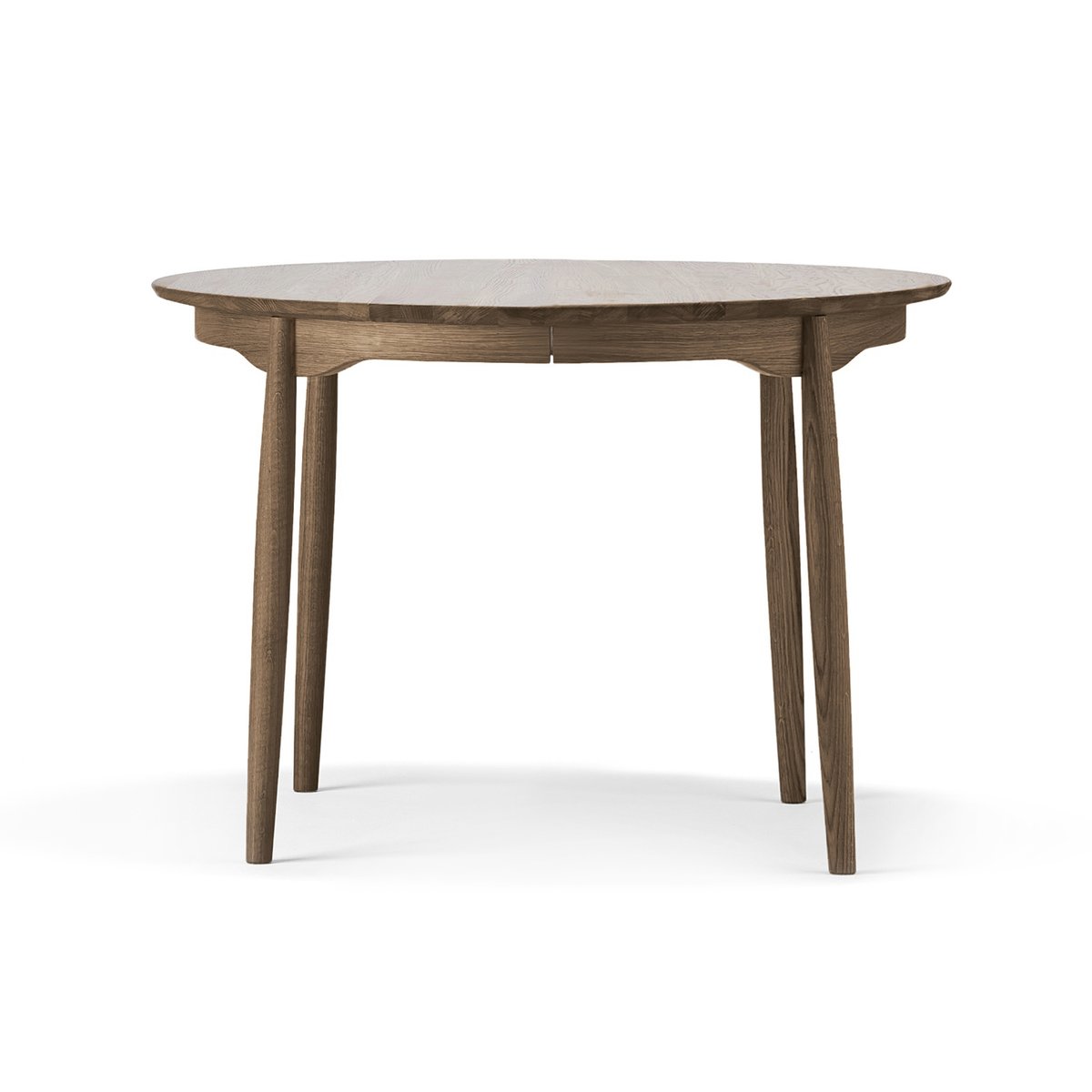 Stolab Carl dining table oak Smoked oak Ø115 cm. fixed disk (un divided)