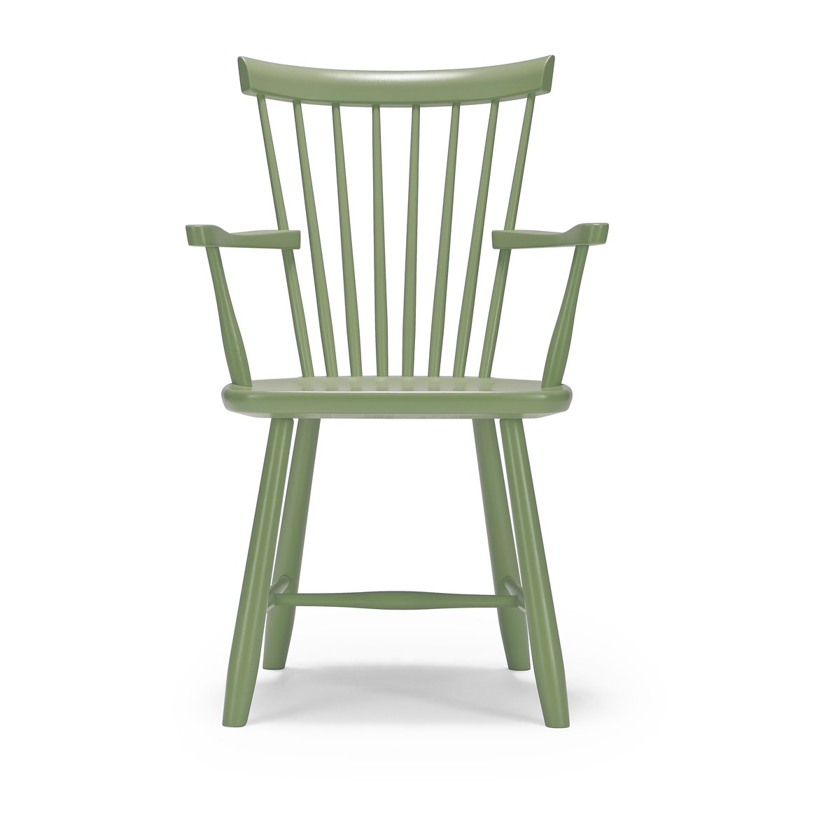 Stolab Lilla Åland armchair beech Olive green | Scandinavian Design | Chairs | Green