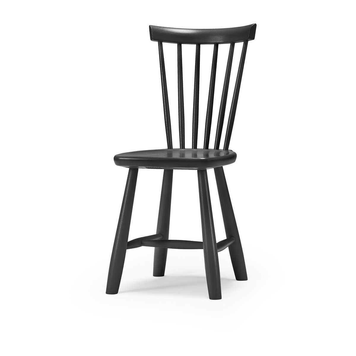 Stolab Lilla Åland children's chair birch 33 cm Black