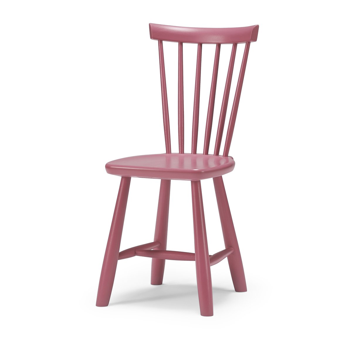 Stolab Lilla Åland children's chair birch 33 cm Powder pink