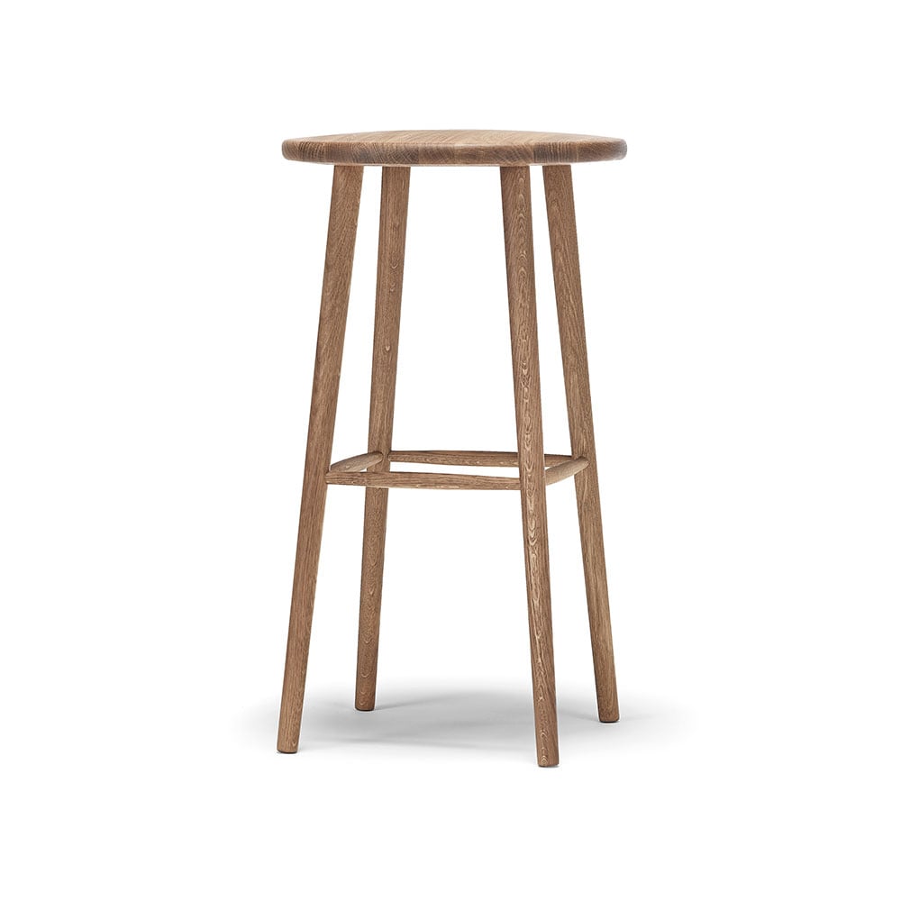 Stolab Miss Button bar stool Oak natural oil. high