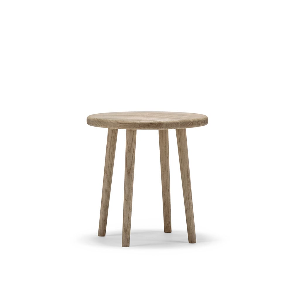 Stolab Miss Button stool Oak natural oil. low