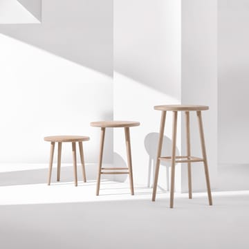 Miss Button stool - Oak natural oil. low - Stolab