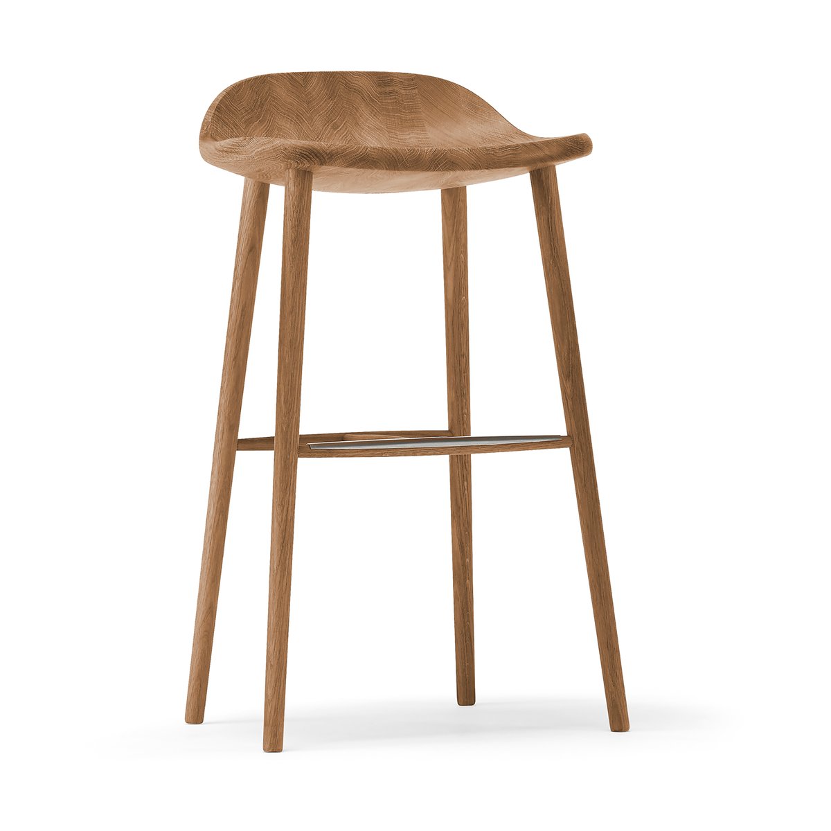 Stolab Miss Holly bar stool H78 Oak natural oil