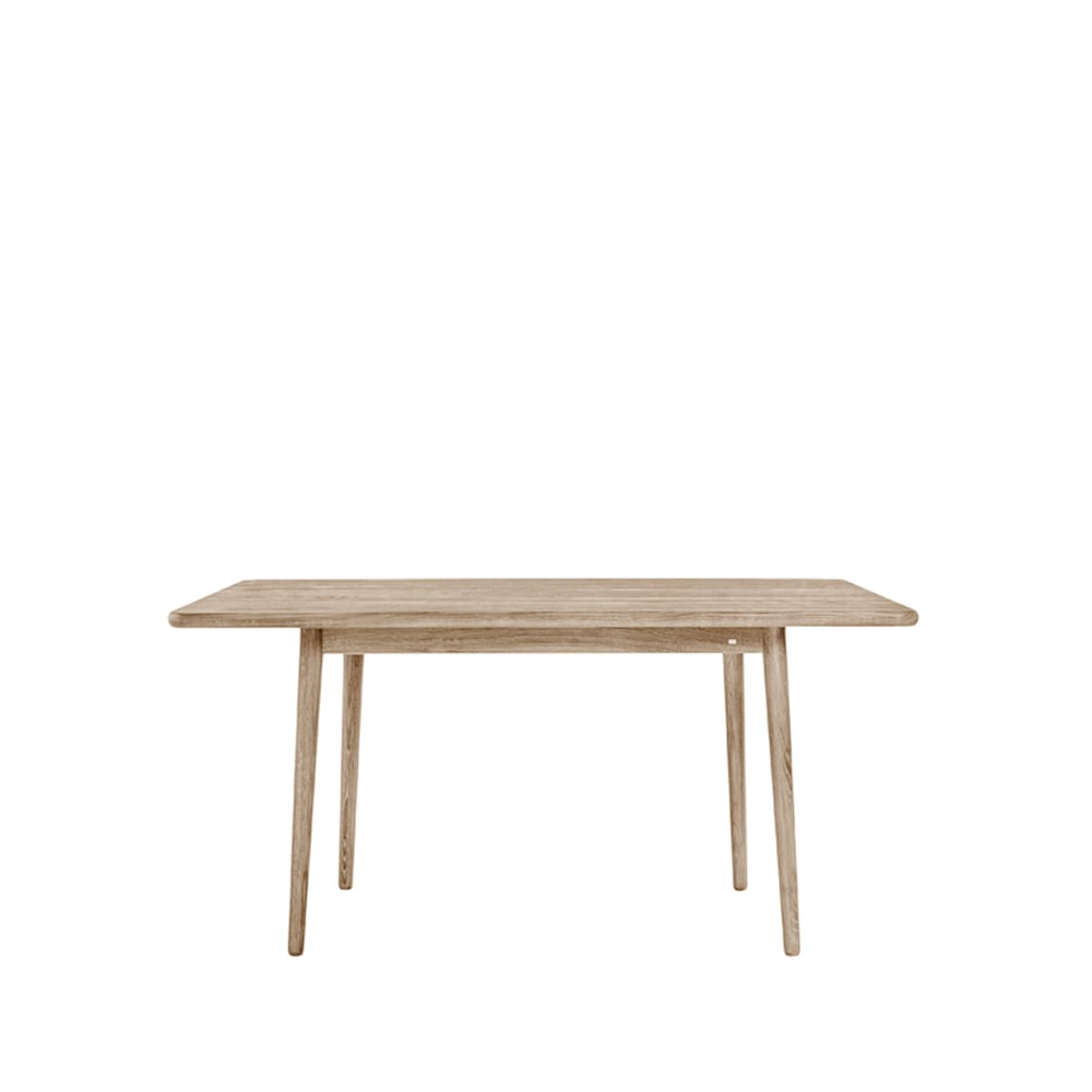 Stolab Miss Holly dining table. 175x100 cm Oak light matt lacquer. 1 insert