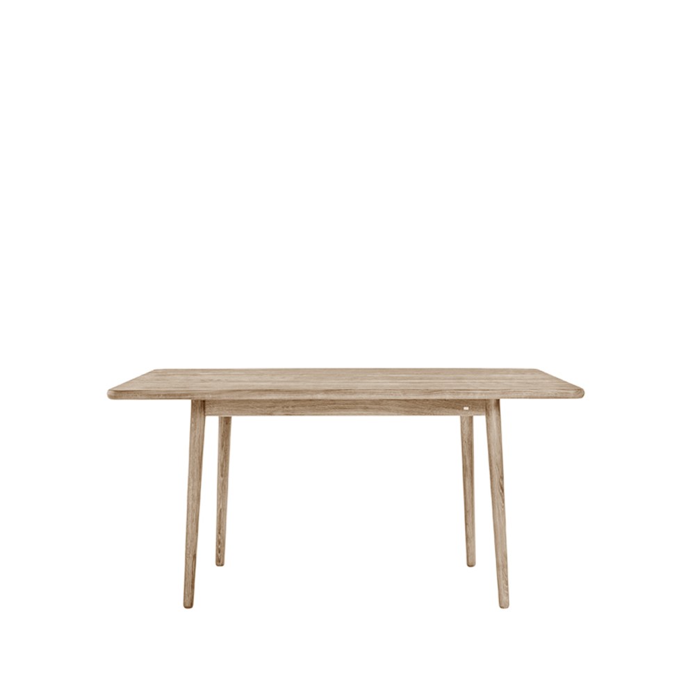 Stolab Miss Holly dining table. 175x100 cm Oak white oiled. 1 insert