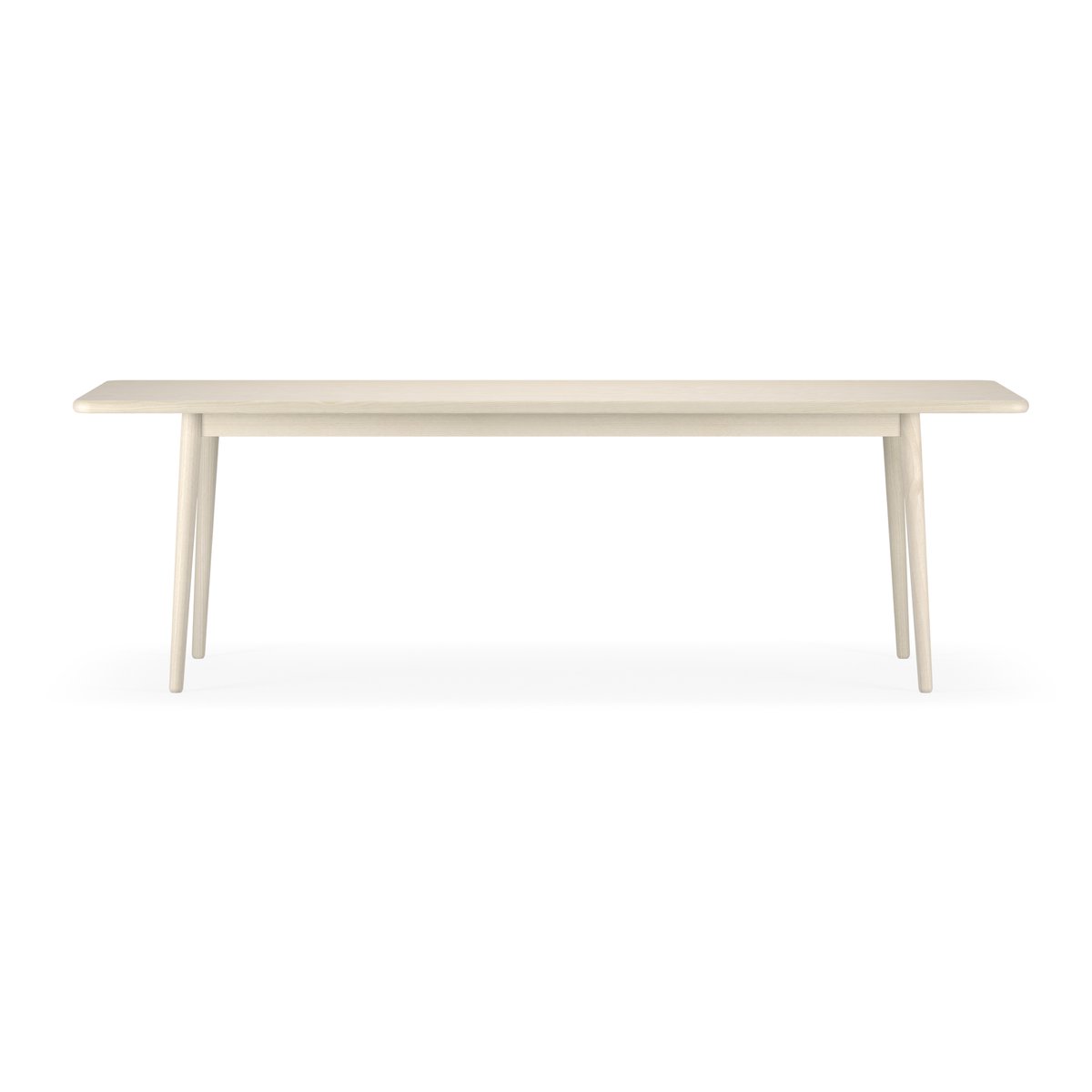 Stolab Miss Holly dining table 235x100 cm Birch white oiled, 1 extension pieces