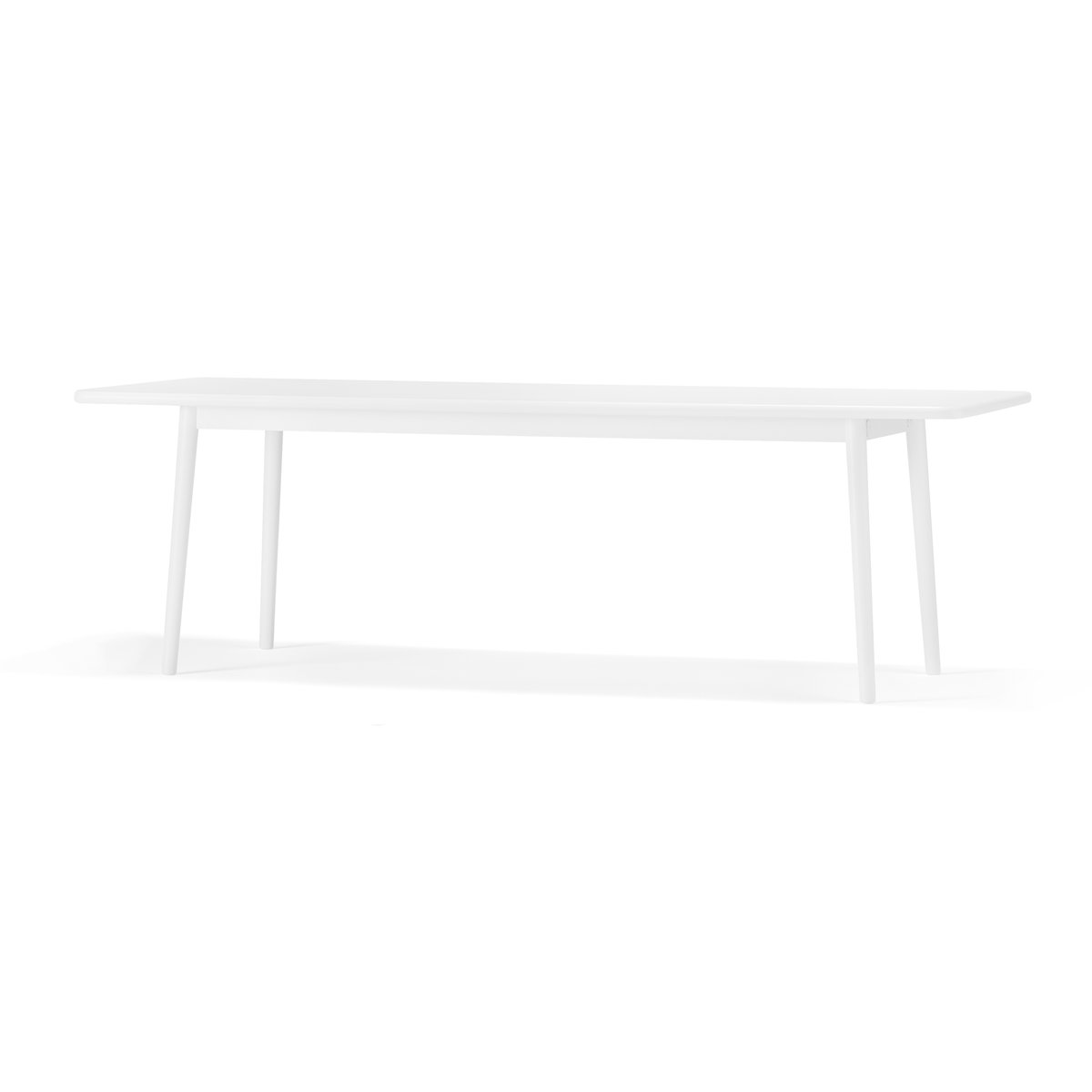 Stolab Miss Holly dining table. 235x82 cm Birch 21 white