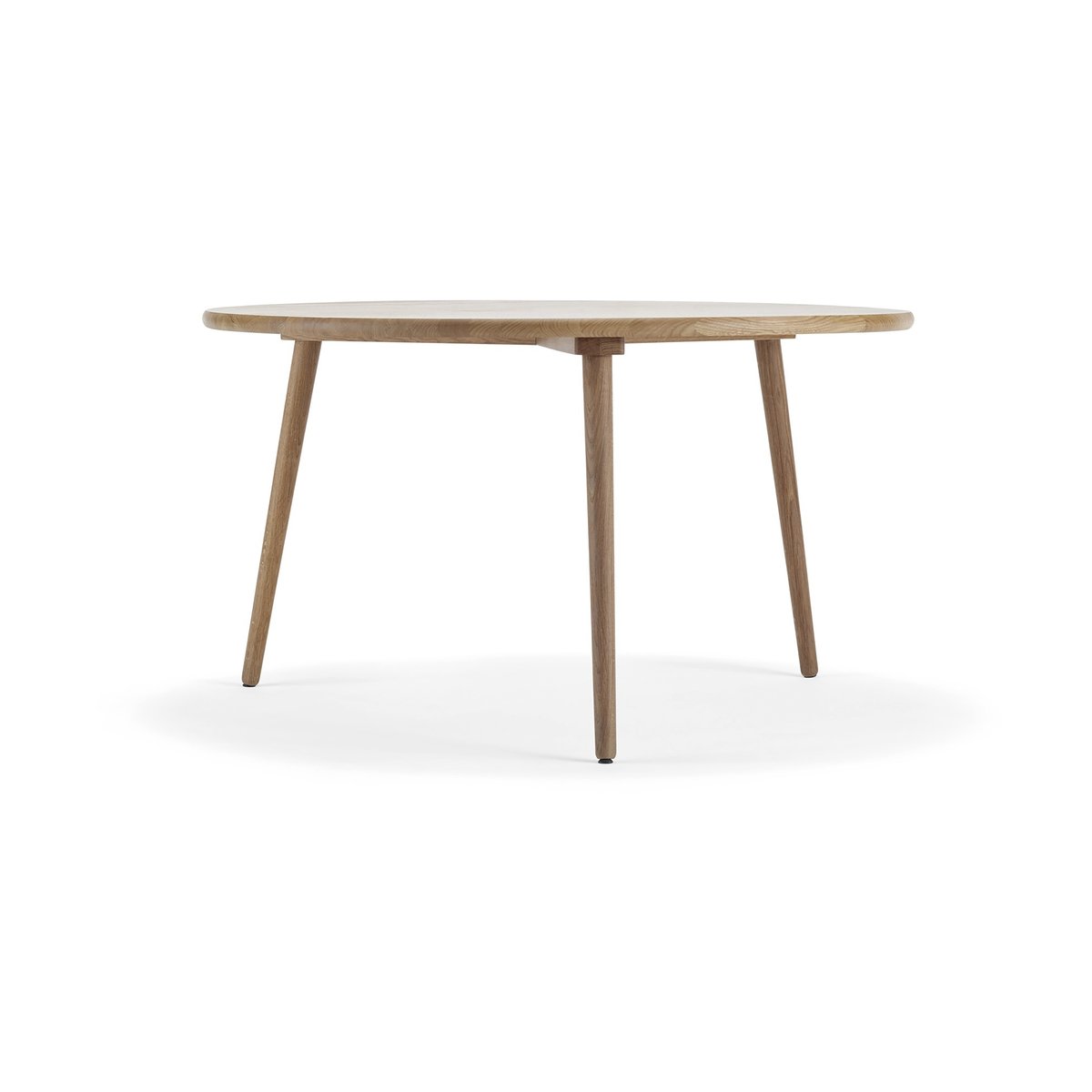 Stolab Miss Tailor dining table round Ø130 cm Oak naturell oil fixed disk