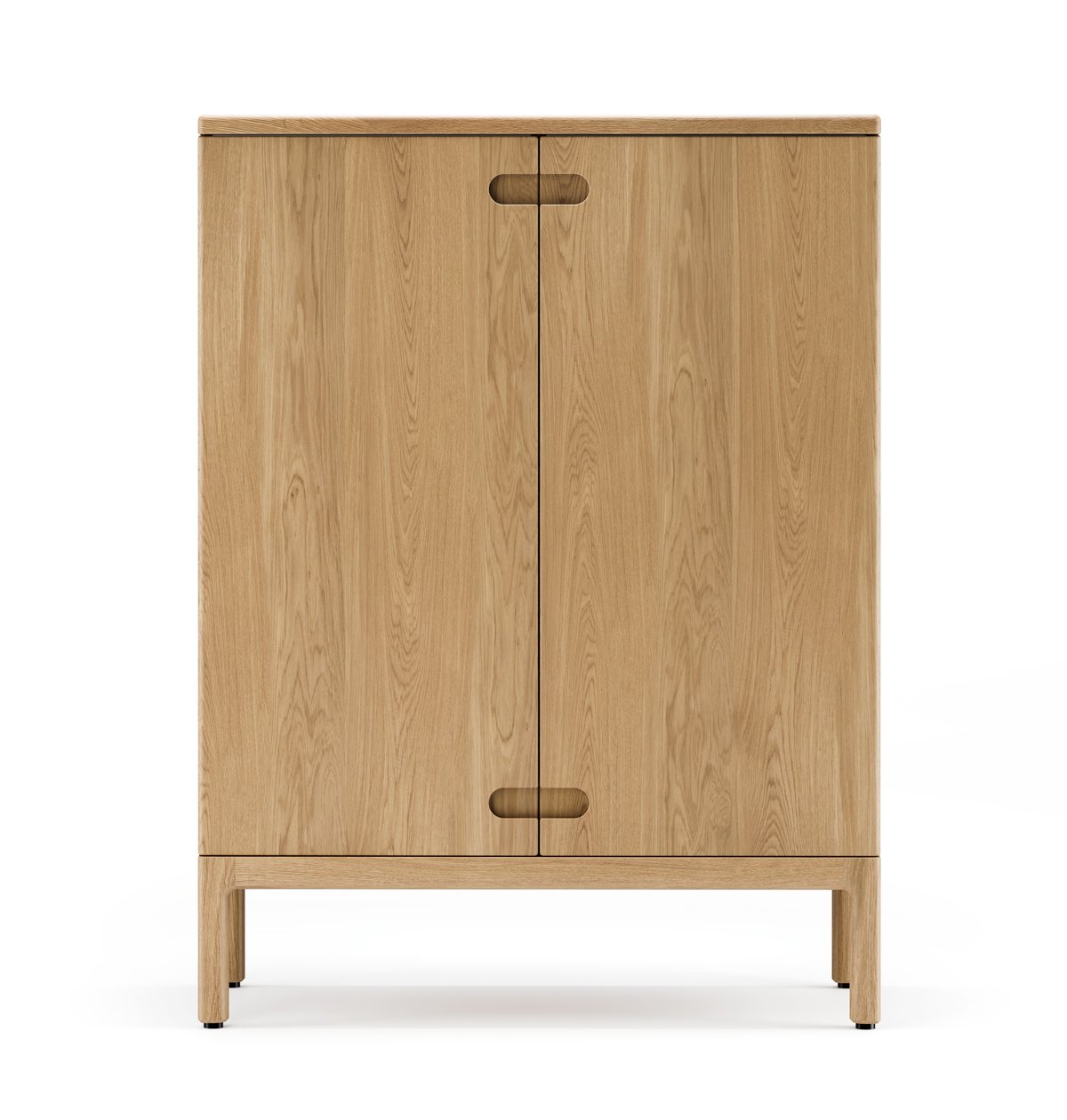 Stolab Prio cabinet high Oak natural oil. wooden door