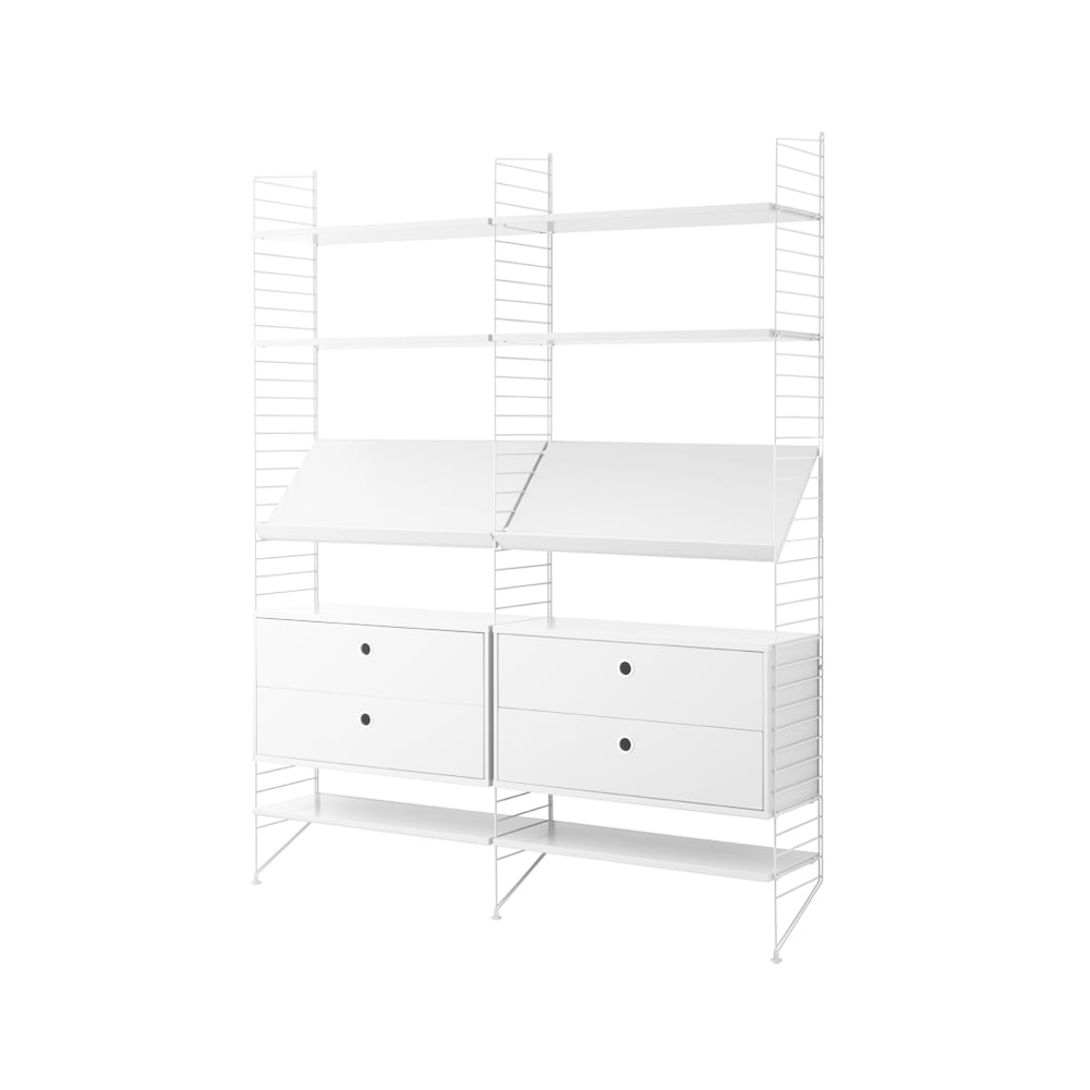 String String bookshelf combination A - white