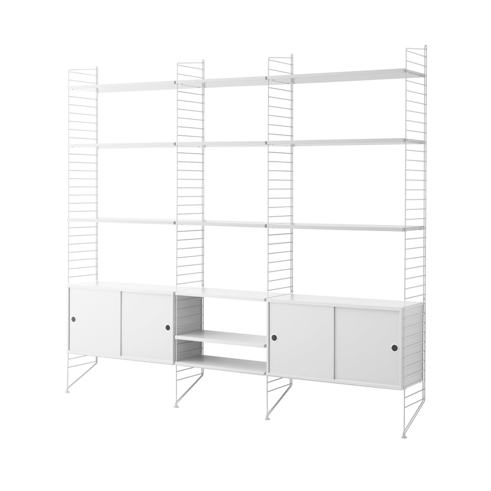 String String bookshelf combination B - white