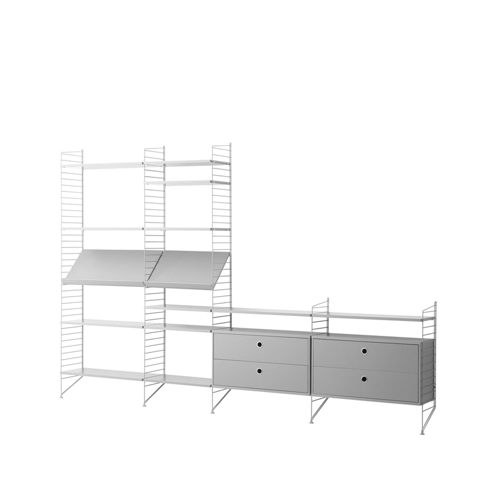 String String bookshelf combination C - grey