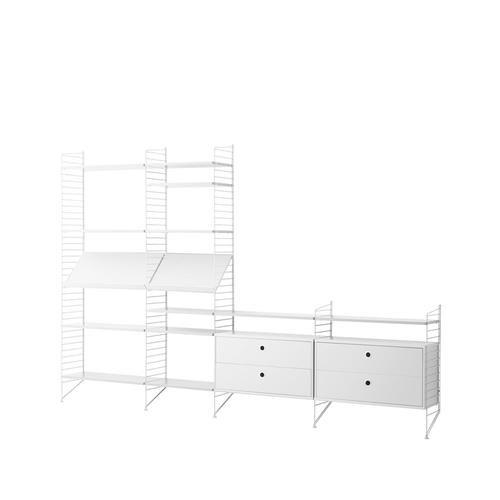 String String bookshelf combination C - white