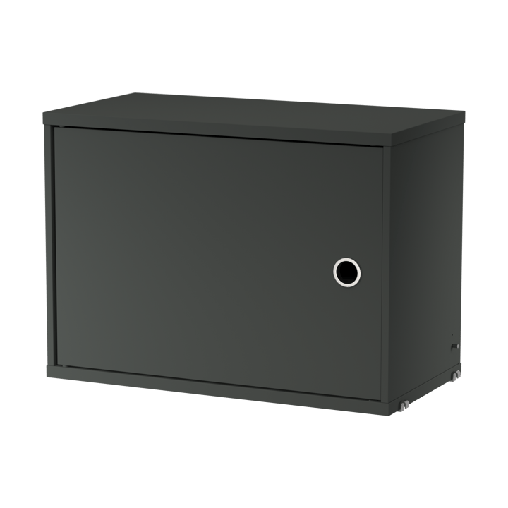 String cabinet with door - Dark grey - String