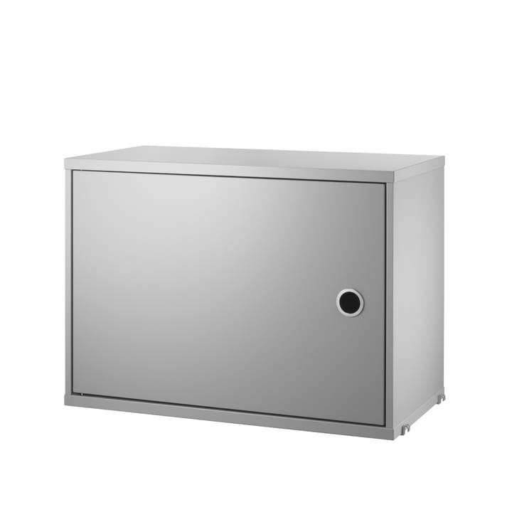 String cabinet with door - Grey, 58x30 cm - String