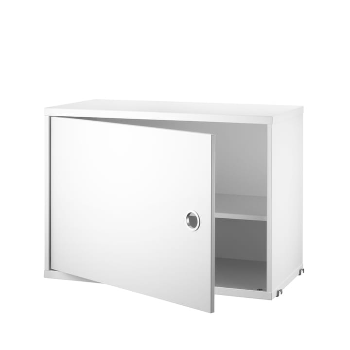 String cabinet with door - White, 58x30 cm - String