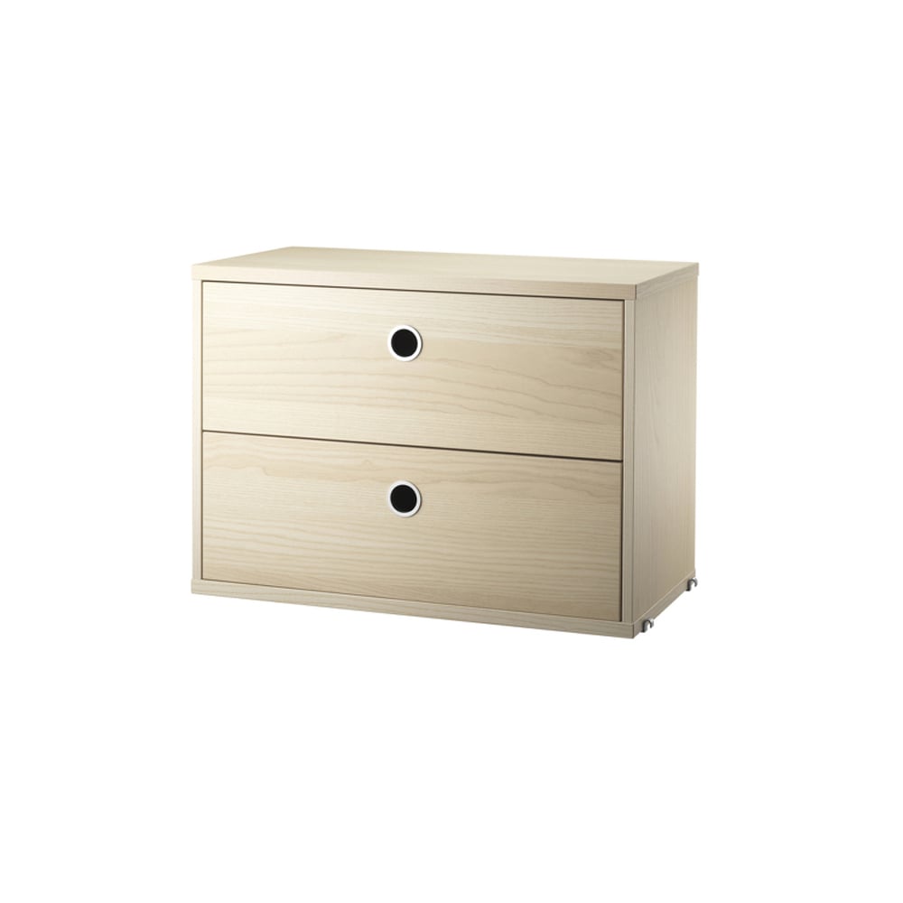 String String cabinet with drawers Ash veneer, 58x30 cm